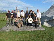 Групповое фото с бубнами