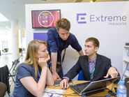 Extreme Networks, на стенде